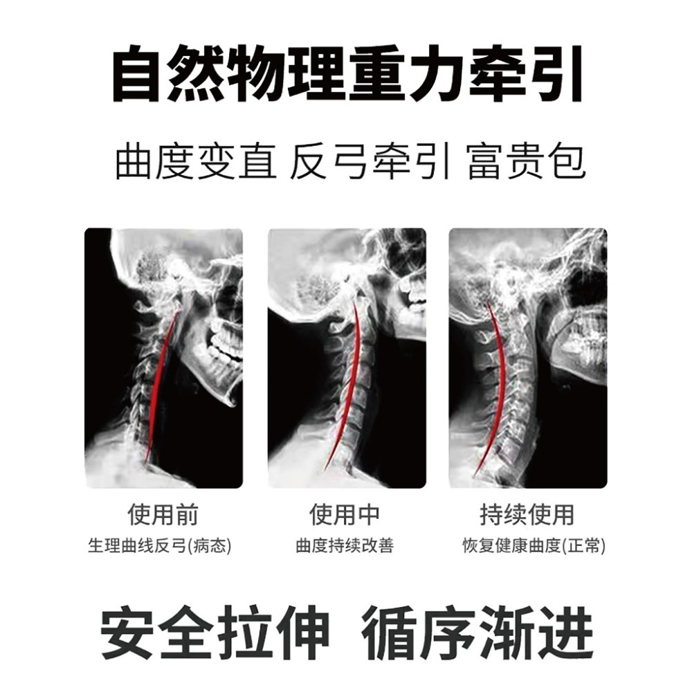 【台灣現貨】頸椎按摩枕 枕頭肩頸按摩器 按摩器 肩頸按摩 頸椎牽引器 頸椎枕 肩頸按摩 頸枕 牽引器 穴位按摩器 按摩枕-細節圖3