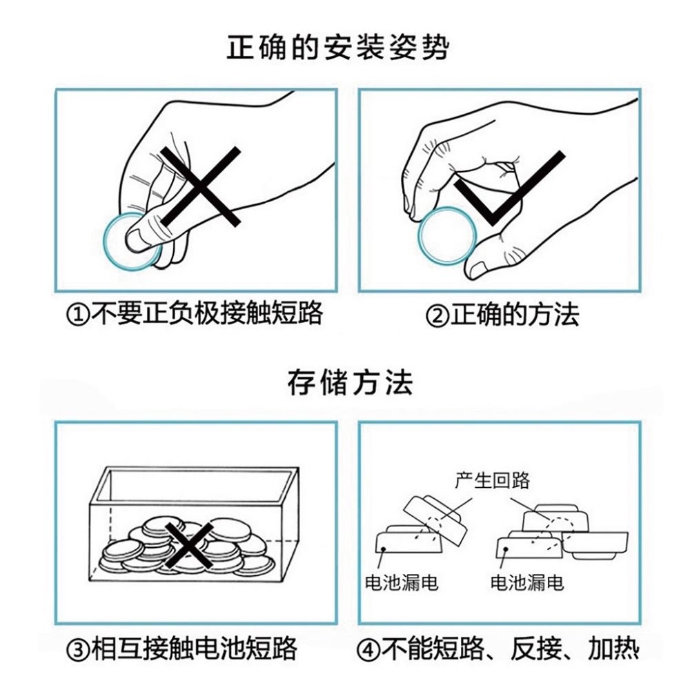 【台灣現貨買五送一】新威邦 鈕扣電池 鈕扣電池 CR1616 CR1632 CR2016 CR2025 CR203-細節圖9