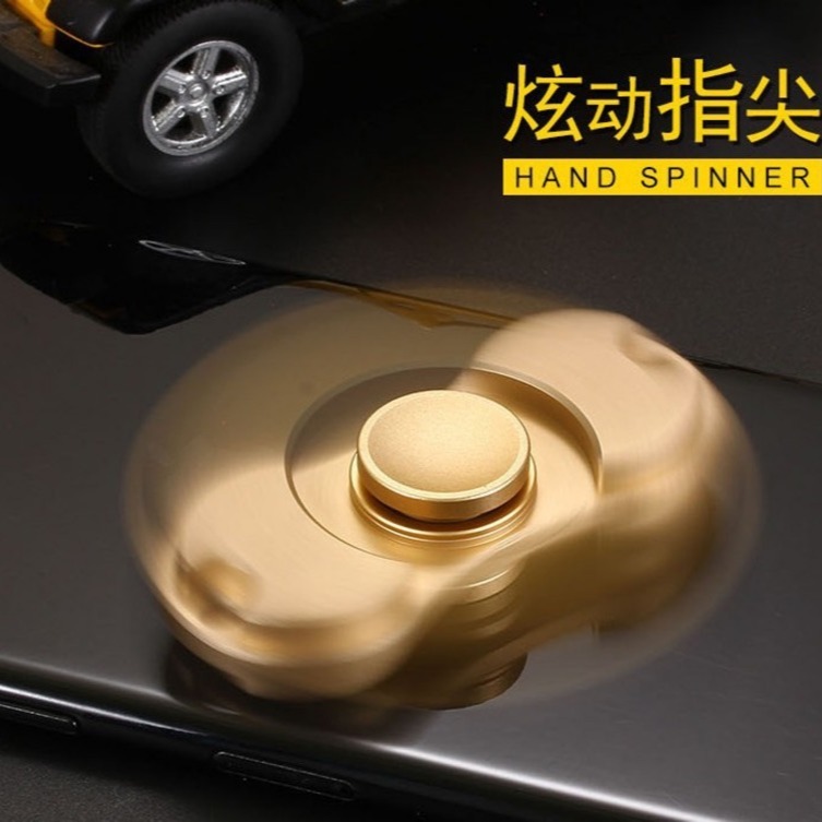 【台灣現貨】鋁合金指尖陀螺 HandSpinner 螺旋指間 Torqbar BrassEDC爆款鋁合金-細節圖2