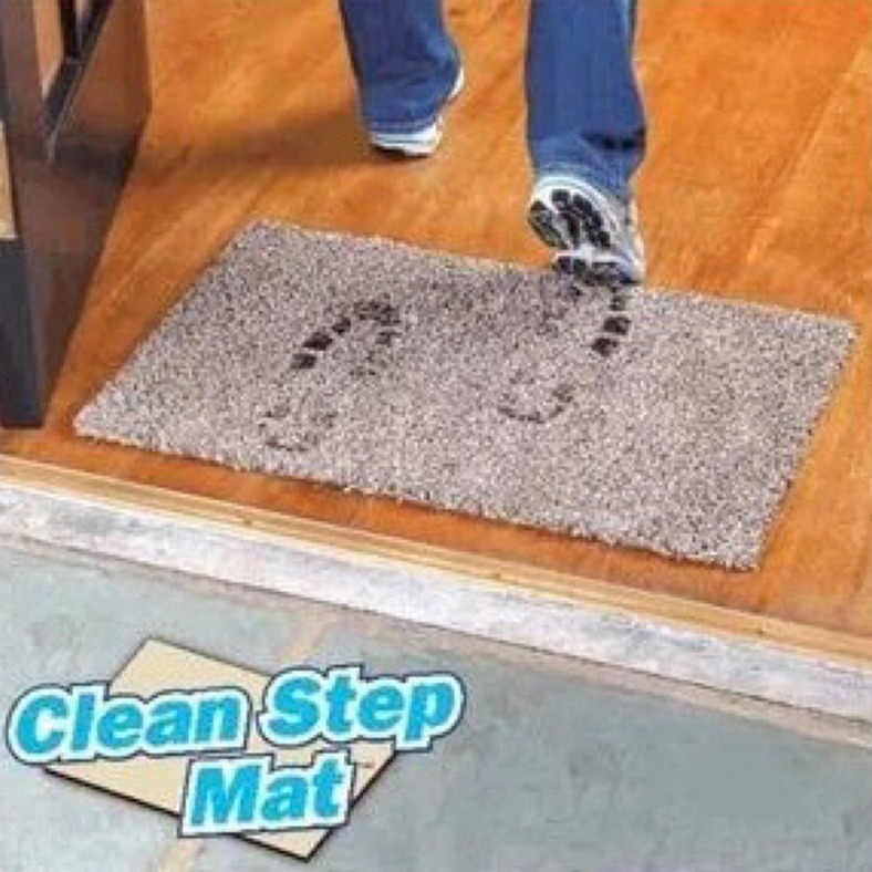 【現貨特價】吸塵腳踏墊。臉書同款clean 原廠PVC mat棉毯 清潔地毯 清潔墊 棉毯 狗墊 寵物地毯-細節圖5