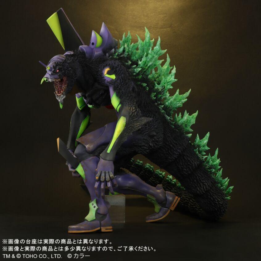 全新未拆 X-plus 東寶30CM 哥吉拉對新世紀福音戰士 哥吉拉 G 覺醒型態 EVA 再版-細節圖4