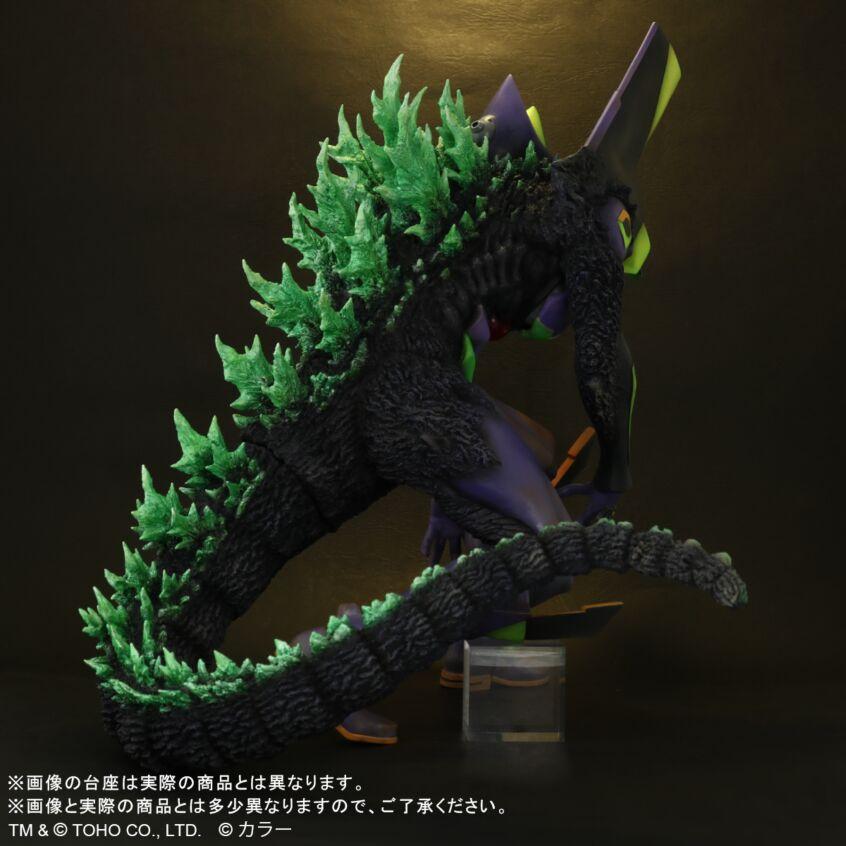 全新未拆 X-plus 東寶30CM 哥吉拉對新世紀福音戰士 哥吉拉 G 覺醒型態 EVA 再版-細節圖5