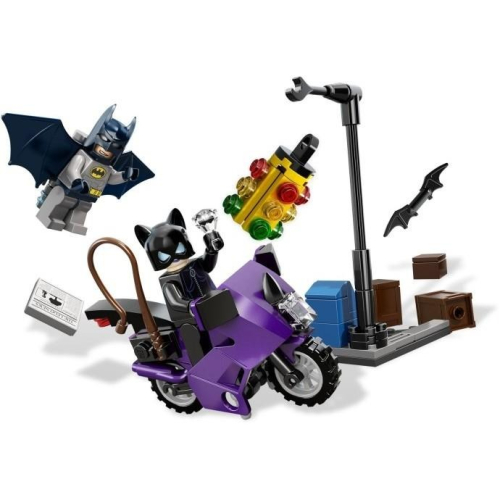 LEGO 樂高 6858 蝙蝠俠 貓女 Catwoman Catcycle City Chase 黑暗騎士 正義聯盟