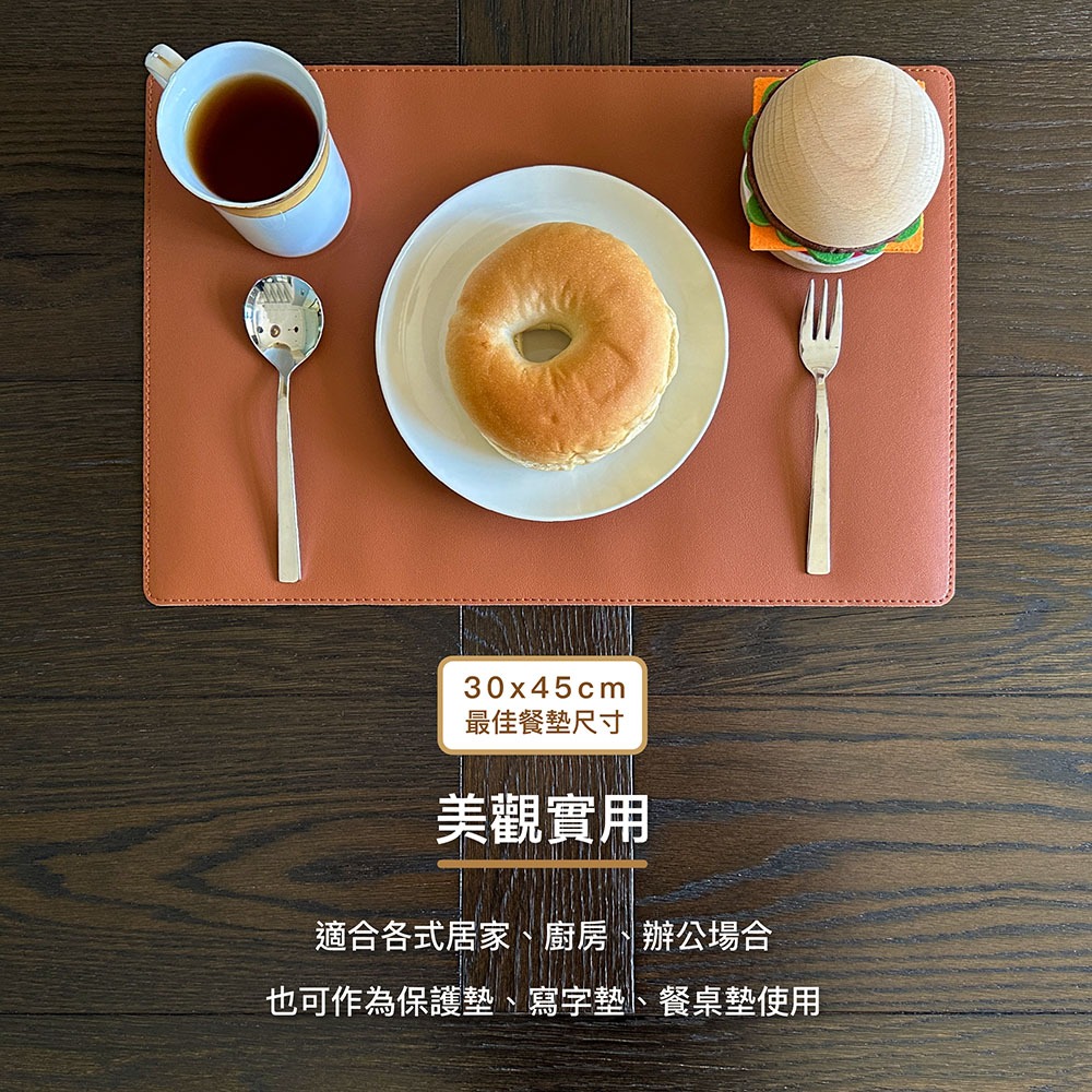 ENABLE【大尺寸賣場】買大送小 雙色皮革桌墊 滑鼠墊｜大尺寸 辦公桌墊/鍵盤滑鼠墊/寫字墊/餐桌墊精緻皮紋防水抗油-細節圖9