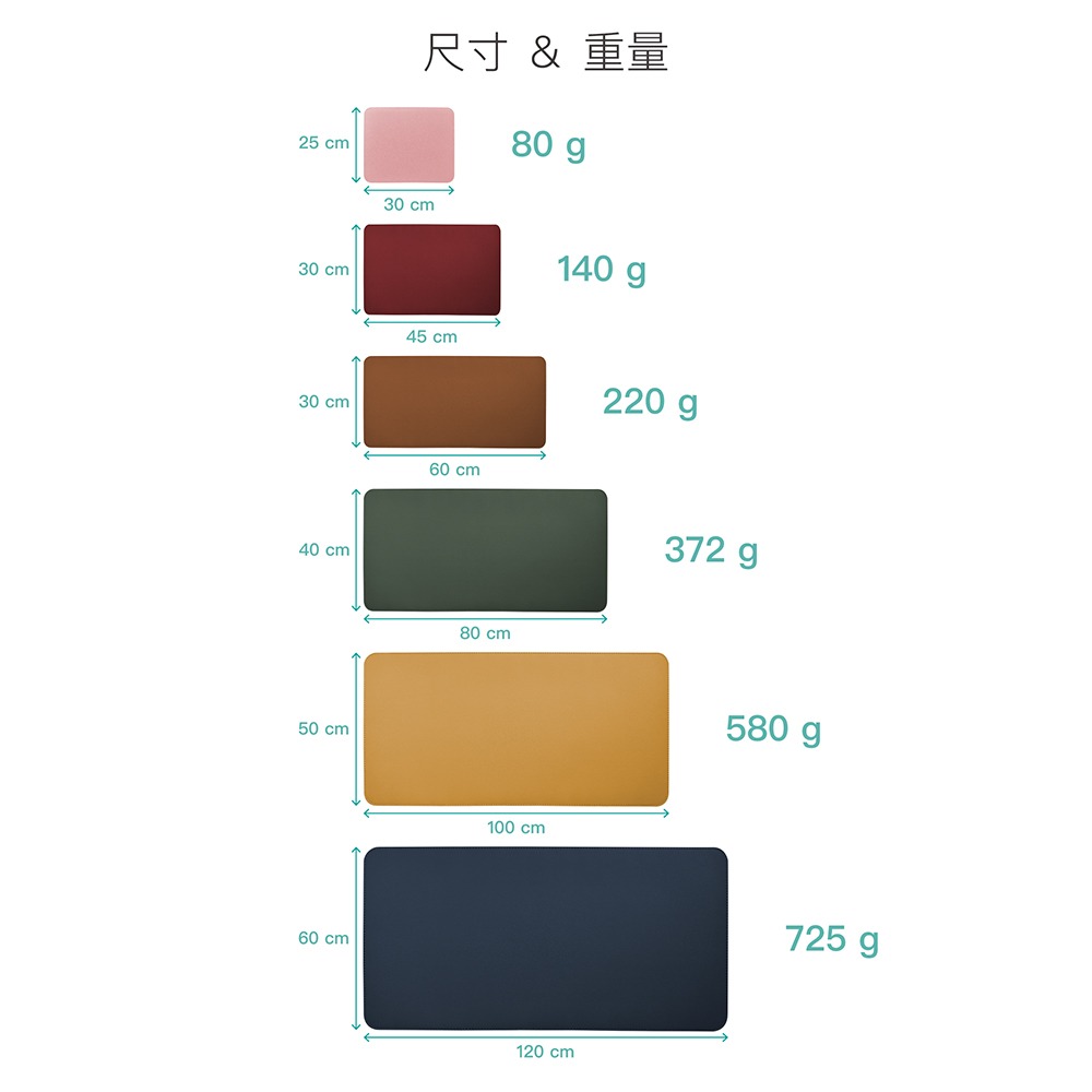 ENABLE【買大送小】雙色皮革桌墊 滑鼠墊｜大尺寸 辦公桌墊/鍵盤滑鼠墊/寫字墊/餐桌墊 精緻皮紋 防水抗油耐磨-細節圖11