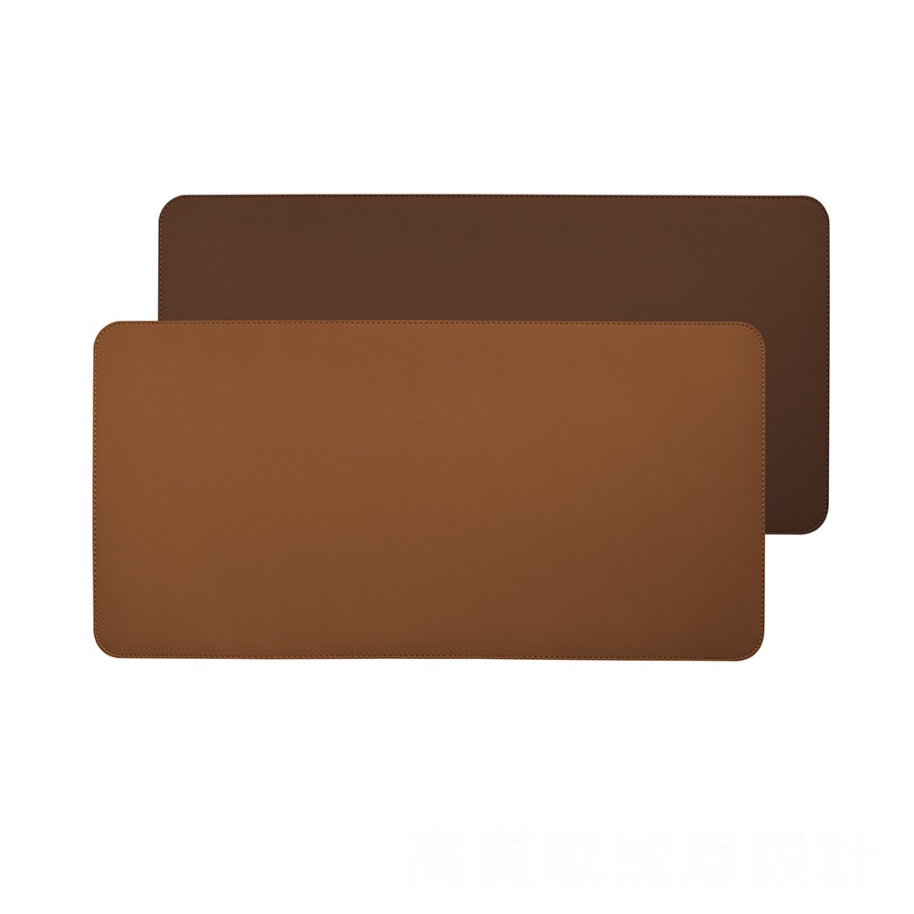 ENABLE【買大送小】雙色皮革桌墊 滑鼠墊｜大尺寸 辦公桌墊/鍵盤滑鼠墊/寫字墊/餐桌墊 精緻皮紋 防水抗油耐磨-規格圖11