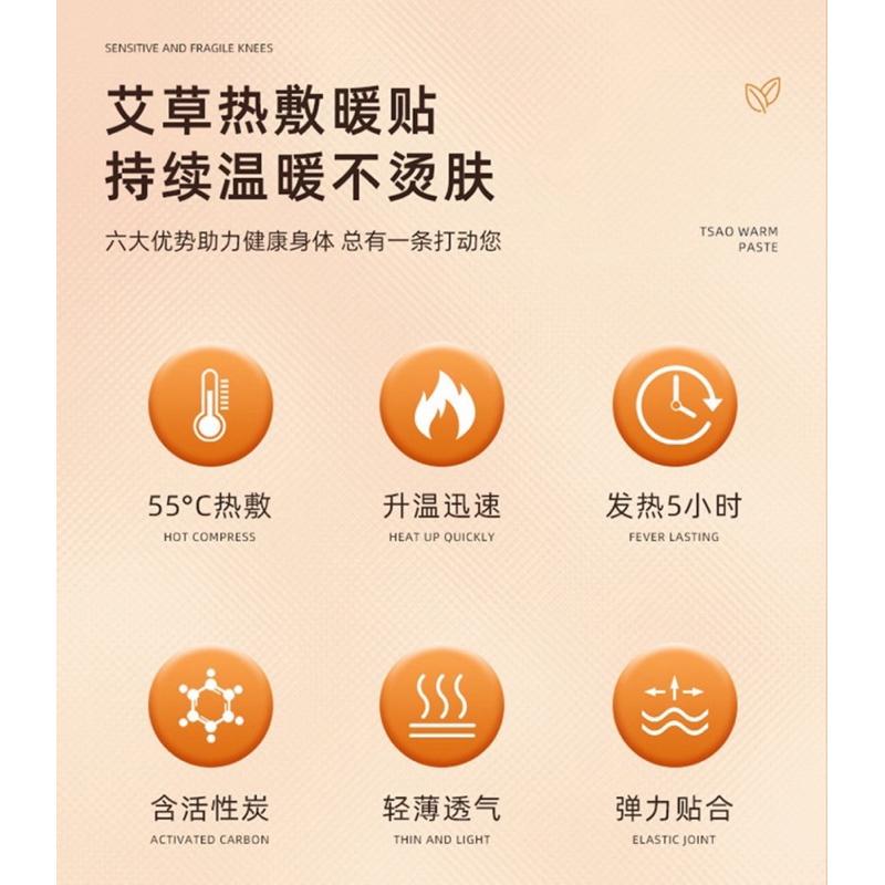 [EGO 滿額贈] 台灣🇹🇼現貨 5H持久热敷 護膝/護腰 艾草熱敷貼 緩解疲勞 放鬆身心 艾草貼 護膝貼 護腰貼 艾草-細節圖7