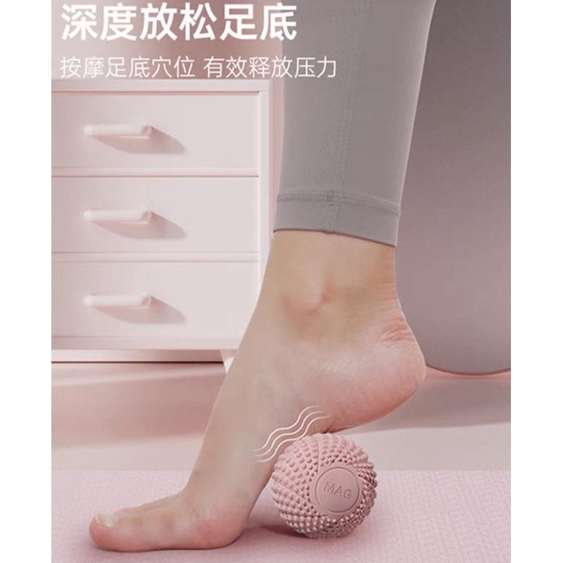 [EGO 滿額贈] 台灣🇹🇼現貨 磁力版 馬卡龍瑜珈按摩球 舒壓按摩 刺蝟球 紓壓 瑜伽 足底 指壓 放鬆 筋膜球 健身-細節圖5