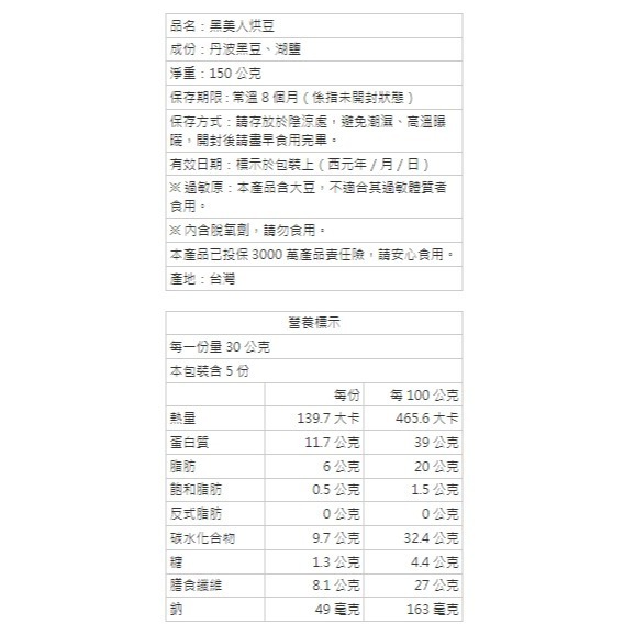 龜毛 GoodMall 免運 黑美人烘豆150g 丹波黑豆 湖鹽調味 遠紅外線低溫烘烤 天然種植 水源純淨 屏東在地小農-細節圖9