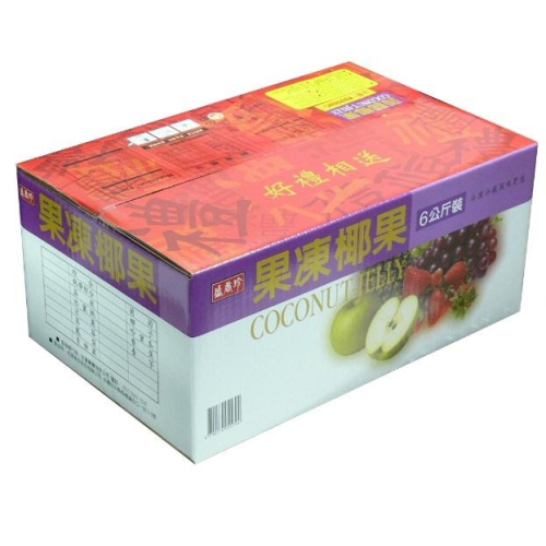 【盛香珍】蒟蒻椰果小果凍量販箱6kgX2箱(每箱約220入)