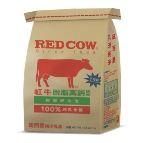 紅牛脫脂高鈣牛奶粉1.5kg X 2包