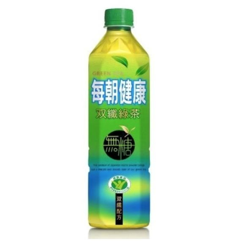 『限今日付款』每朝健康 雙纖綠茶650ml(24入/箱)