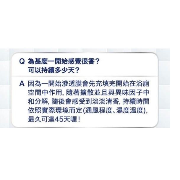 日本風倍清 浴廁用抗菌消臭防臭劑2+4組-清爽皂香-細節圖7