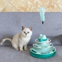 貓你一犬｜羽毛軌道球轉盤 旋轉軌道球 貓玩具 貓咪玩具 逗貓玩具 貓咪轉盤玩具 寵物玩具 貓轉盤 貓咪轉盤 台灣現貨 快-規格圖8