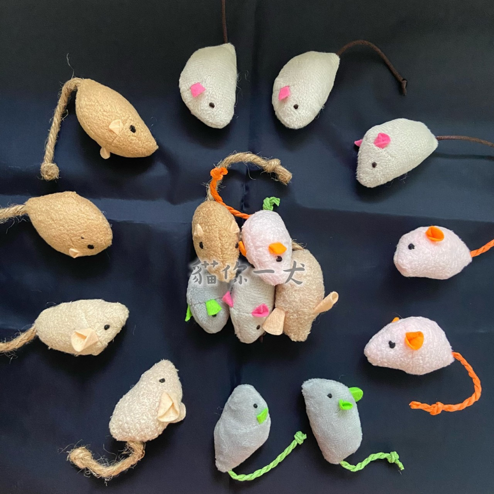 貓你一犬｜仿真造型小老鼠 貓咪玩具 貓玩具 寵物用品 仿真 小老鼠 逗貓玩具 貓咪用品 貓奴 造型玩具 台灣現貨 實拍-細節圖3