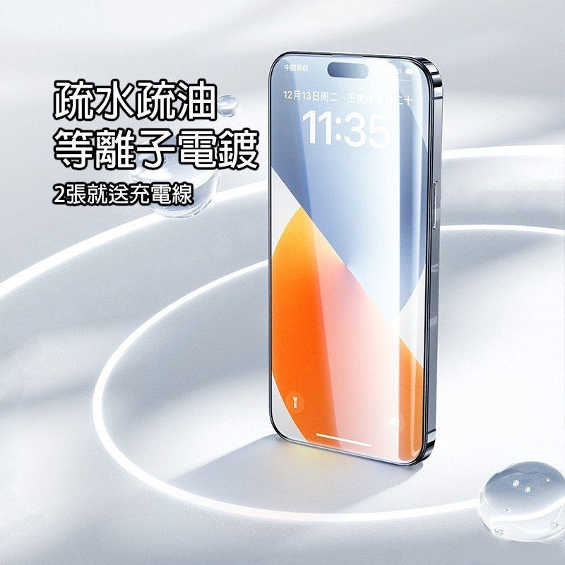 iPhone 防偷窺 滿版玻璃貼 玻璃貼 保護貼 鋼化膜 適用 iPhone 15 14 13 PRO 現貨供應-細節圖2