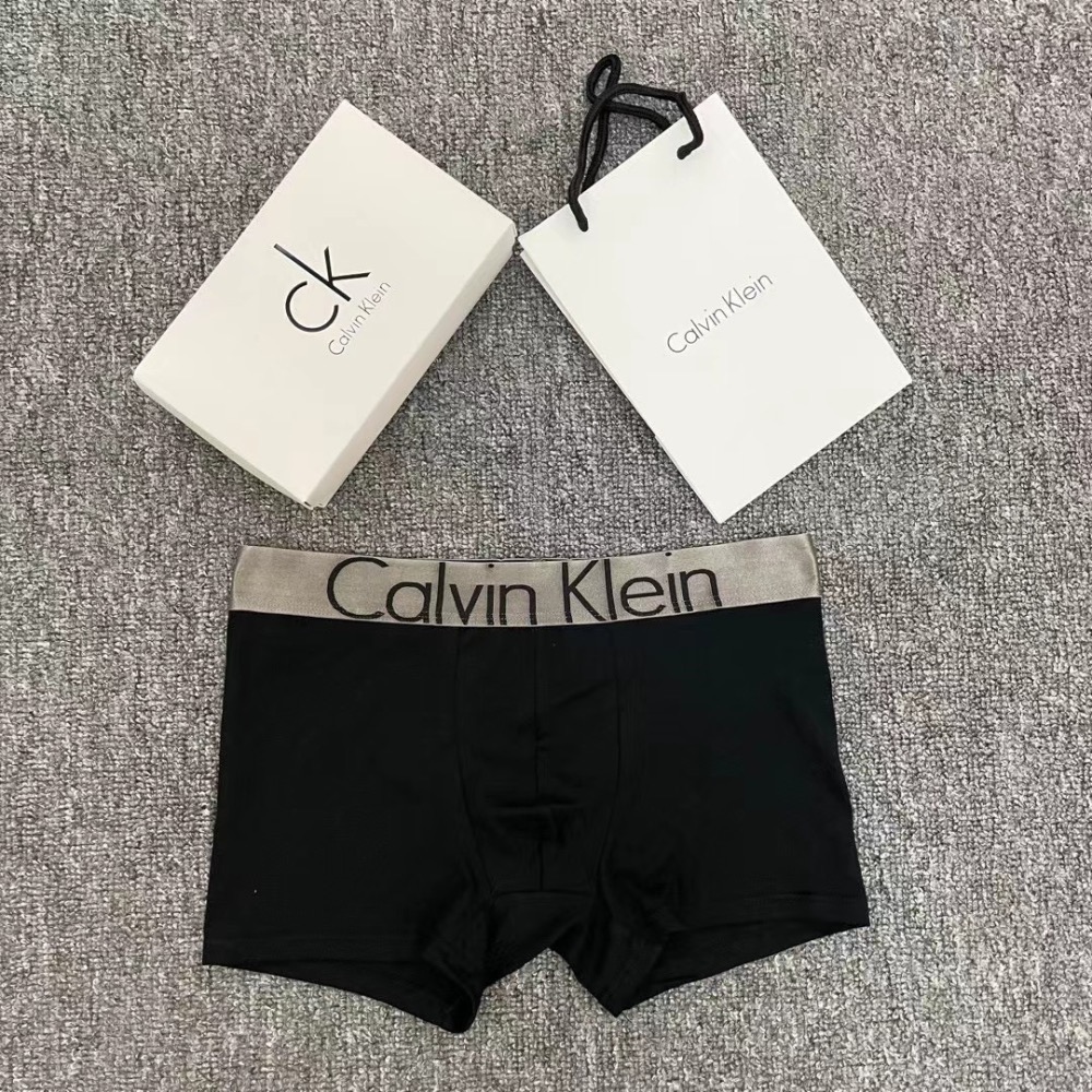 買十送一 CK 熱銷 好穿 男四角內褲 純棉內褲 男內褲 男生內褲 舒適透氣 貼身四角褲 內褲男 平口內褲 多色可選-細節圖2