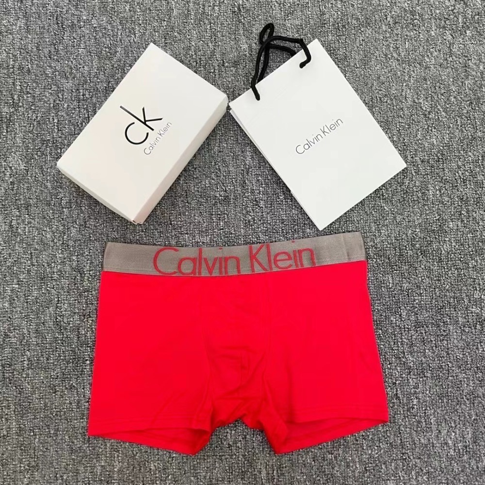 買十送一 CK 熱銷 好穿 男四角內褲 純棉內褲 男內褲 男生內褲 舒適透氣 貼身四角褲 內褲男 平口內褲 多色可選-細節圖4