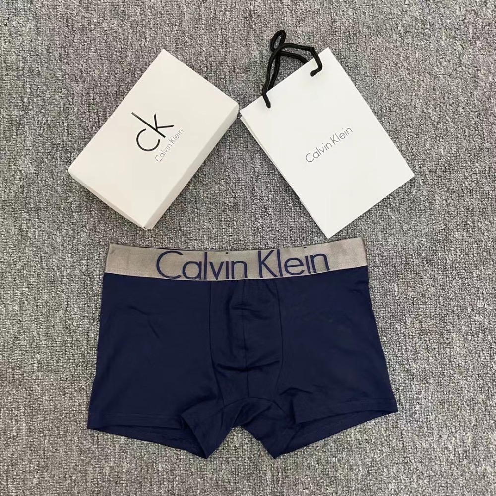 買十送一 CK 熱銷 好穿 男四角內褲 純棉內褲 男內褲 男生內褲 舒適透氣 貼身四角褲 內褲男 平口內褲 多色可選-細節圖5