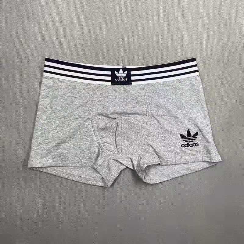 買十送一 現貨 當天出貨 愛迪達 三葉草 印花 四角內褲 棉質 正常版型 顏色多樣 好穿 現貨 熱銷 四角內褲-細節圖3