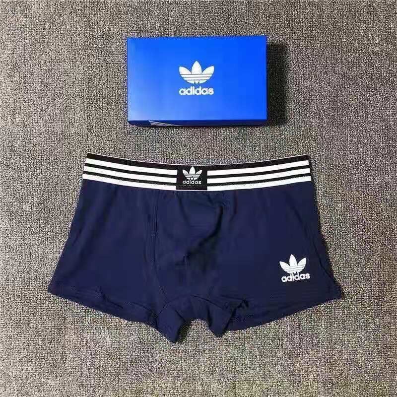 買十送一 現貨 當天出貨 愛迪達 三葉草 印花 四角內褲 棉質 正常版型 顏色多樣 好穿 現貨 熱銷 四角內褲-細節圖4