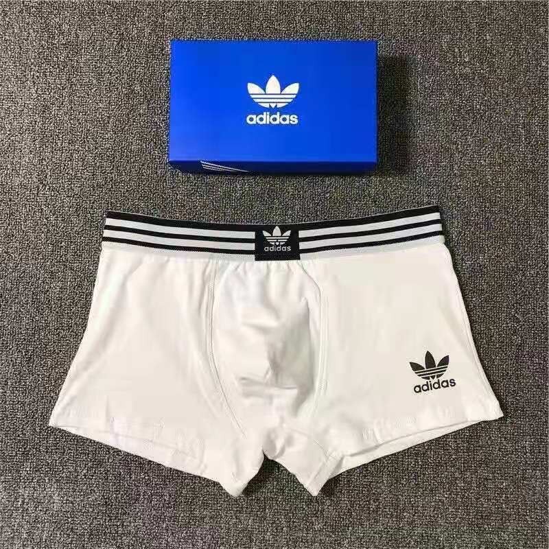 買十送一 現貨 當天出貨 愛迪達 三葉草 印花 四角內褲 棉質 正常版型 顏色多樣 好穿 現貨 熱銷 四角內褲-細節圖5