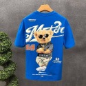 短袖t恤夏季嘻哈小熊 夏季衣服 男生上衣 情侶衣服-規格圖3