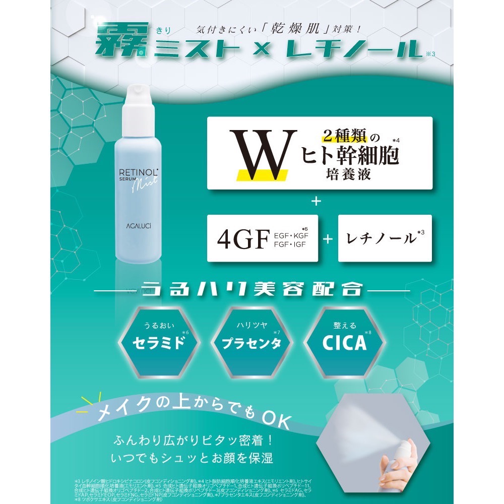 AGALUCI幹細胞保濕噴霧（預購）-細節圖2