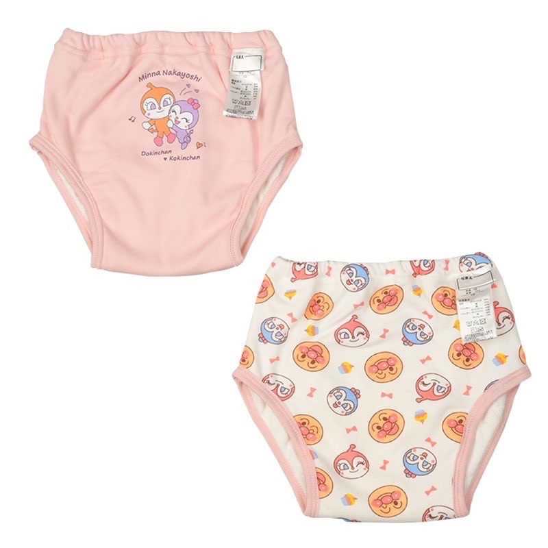 日本麵包超人 幼兒學習褲 六層 四層 三層紗 兩入組-規格圖9