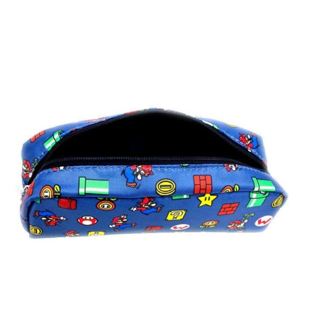 日本 任天堂 境內瑪利歐道具元素鉛筆盒/筆袋/直尺-細節圖2