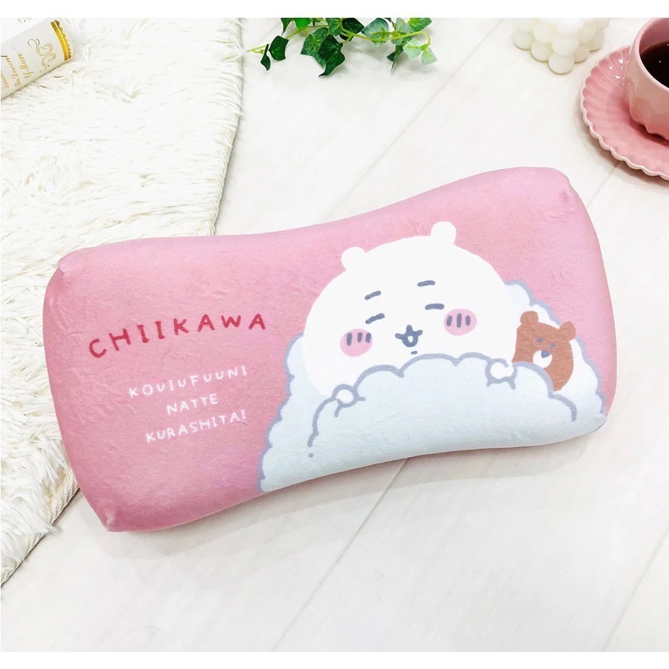 日本 吉伊卡哇 小八貓 兔兔 腰靠枕 午睡枕-規格圖5