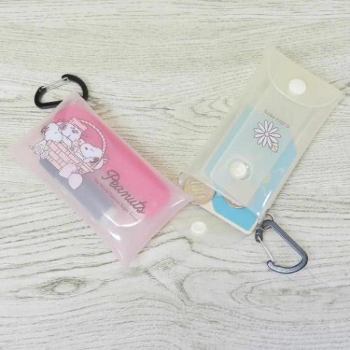 日本製 史努比PVC零錢多功能包 無線耳機放置 含掛鉤-細節圖5