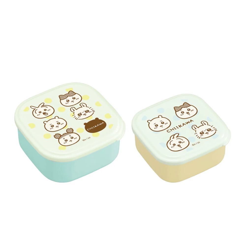 日本製藉吉伊卡哇 雙層便當盒 湯匙筷子組 兩入組便當盒-規格圖2