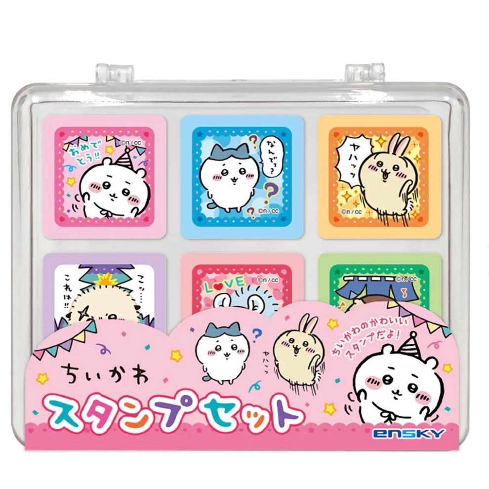 日本境內 吉伊卡哇 六個圖案套裝一組印章-細節圖2