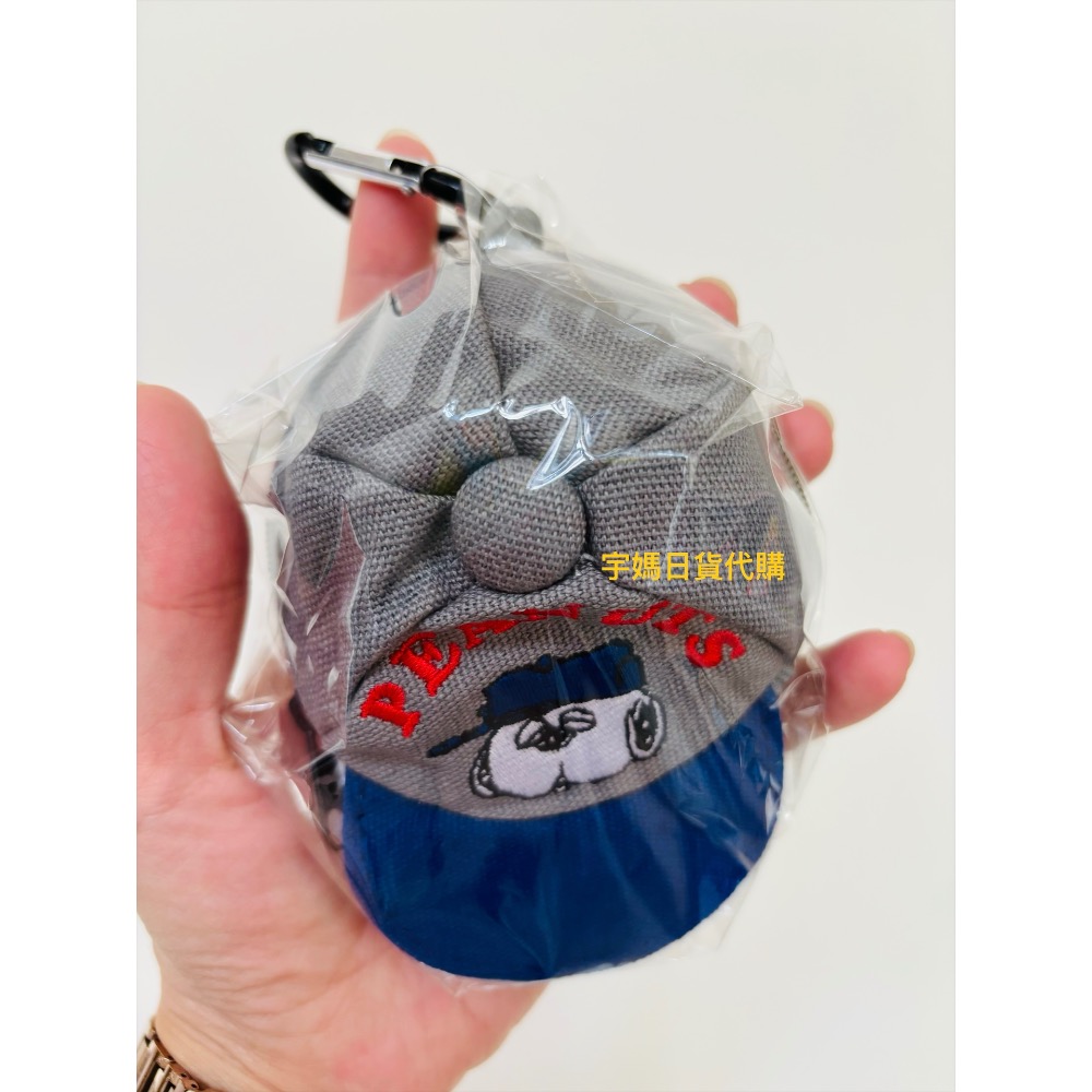 日本 正版史努比 歐拉夫娃娃吊飾購物袋 帽子款零錢包 含掛鉤）現貨）-規格圖9