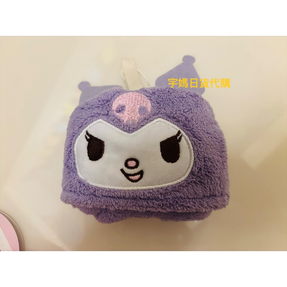 日本丸真製品 巧虎 庫洛米 美樂蒂造型收納擦手巾-細節圖4