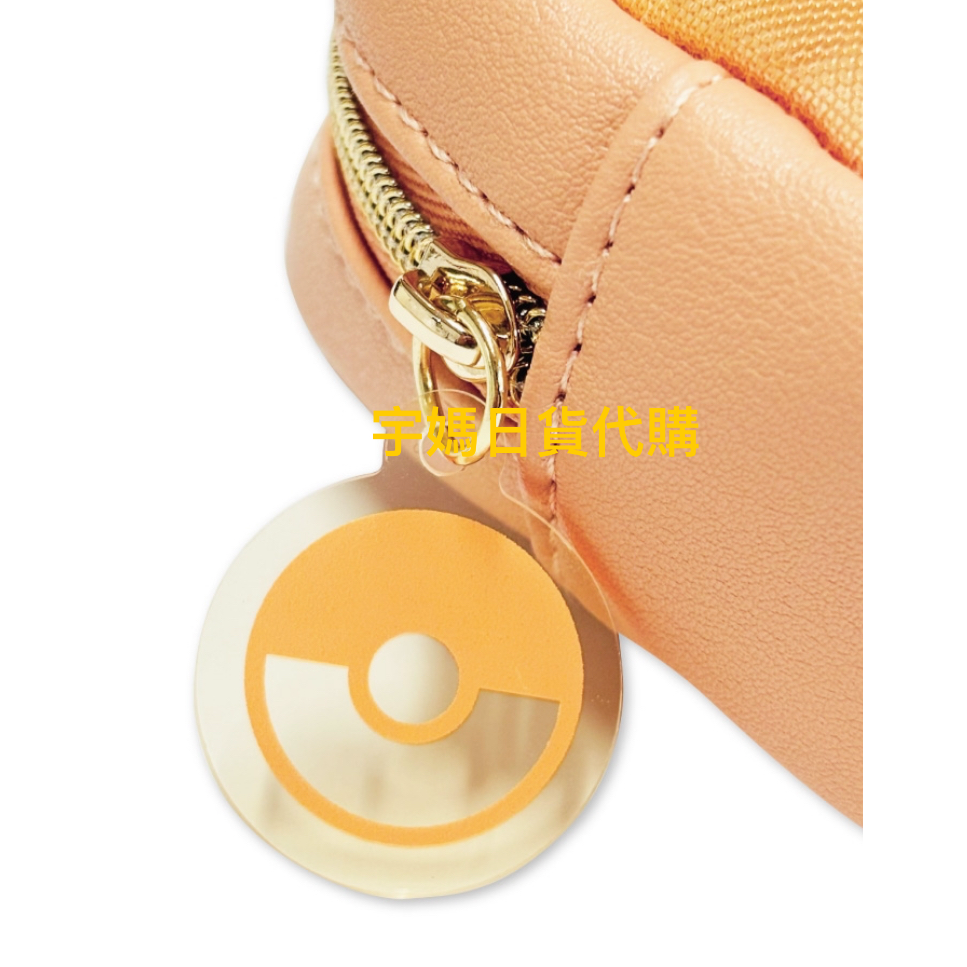 日本境內 寶可夢方形掛鉤網狀零錢小物收納包-細節圖3