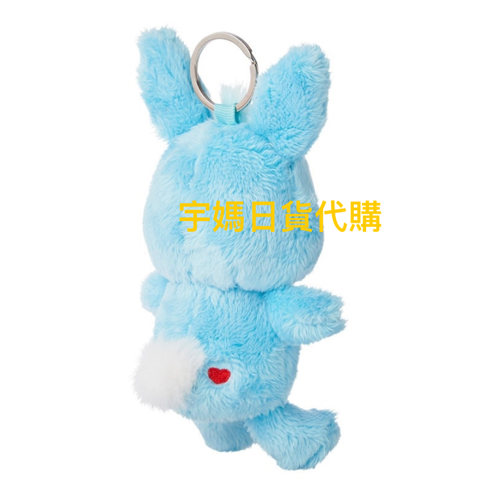 日本 Care Bears 期間限定彩虹熊玩偶兔耳吊飾/娃娃（有貨）-細節圖3