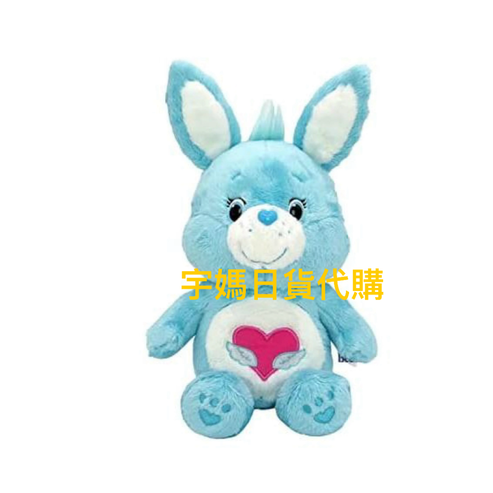 日本 Care Bears 期間限定彩虹熊玩偶兔耳吊飾/娃娃（有貨）-規格圖3