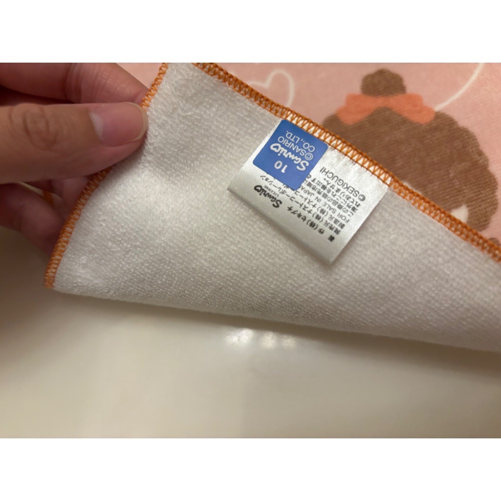 日本 蒙奇奇&三麗鷗聯名純棉小毛巾 洗臉巾-細節圖4