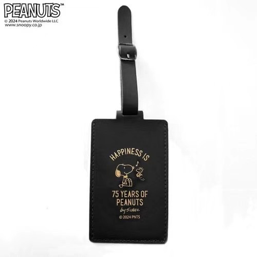 代購 史努比75週年 行李掛牌 黑色-細節圖3