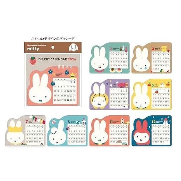 日本 2026年 桌曆 史努比 吉伊卡哇 米飛兔桌曆）現貨-細節圖8