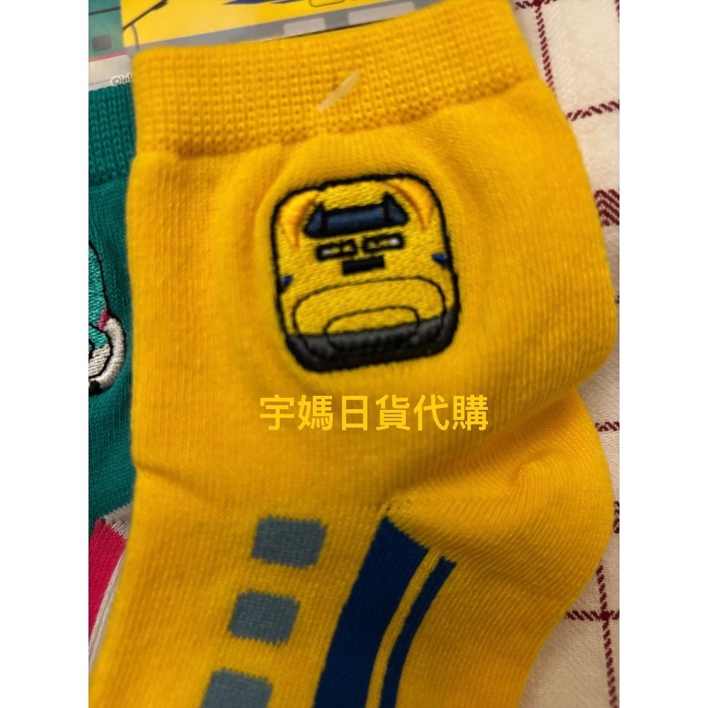 日本 新幹線 JR列車 多款15-20cm刺繡圖騰襪子-細節圖6
