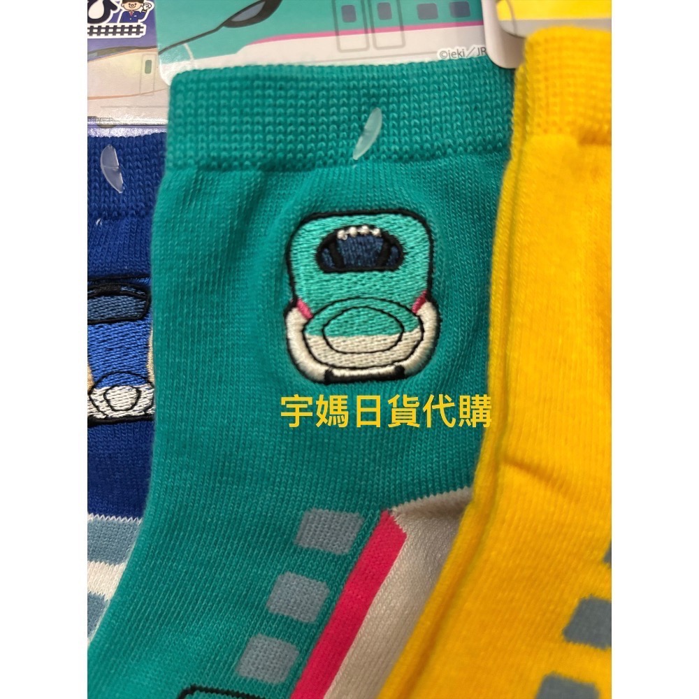 日本 新幹線 JR列車 多款15-20cm刺繡圖騰襪子-規格圖6