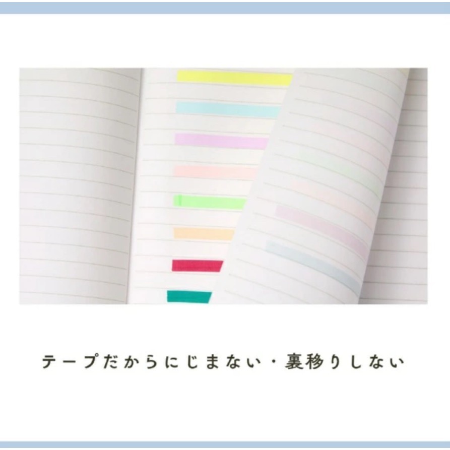 Raymay藤井 Kept Kiera 雙色可擦式標記帶 膠帶型螢光標記 立可帶式 螢光筆 重點筆-細節圖3