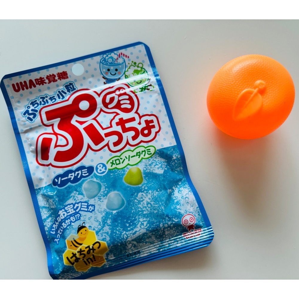 日本UHA味覺糖 覺糖綜合口味果實軟糖糖果 迷你軟糖 蜂蜜 蘇打&哈蜜瓜 葡萄&優格-細節圖2