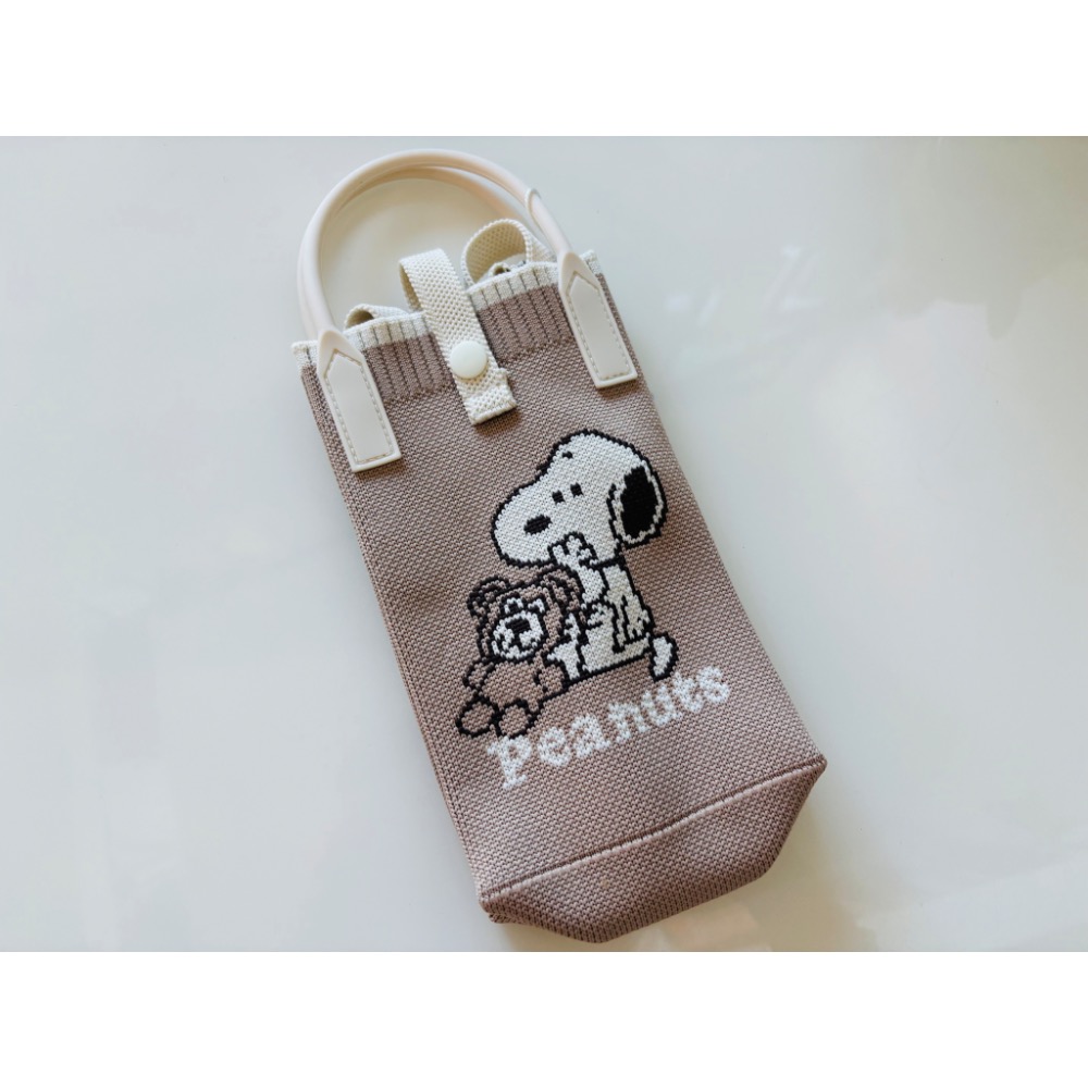 日本 正版 史努比 歐拉夫 手機 針織 小提包可單肩-規格圖6