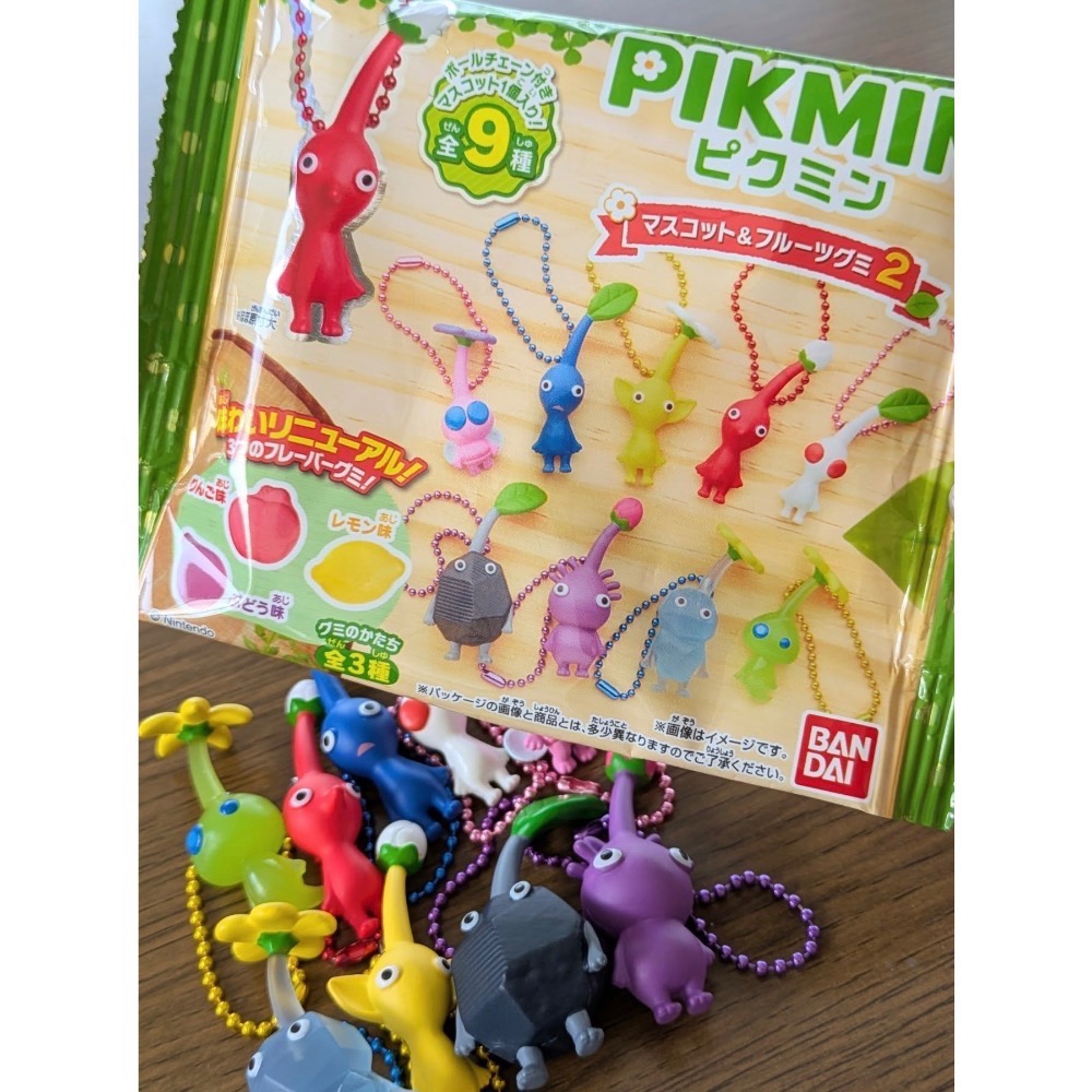 日本 現貨 萬代 BANDAI Pikmin 皮克敏 軟糖吊飾公仔-細節圖2