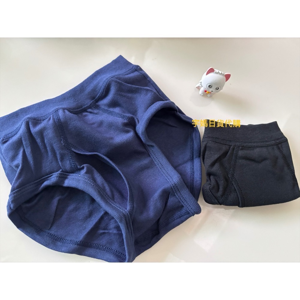 日本 GUNZE 純棉 素色內褲 三角褲男童 女童兩件組-細節圖6