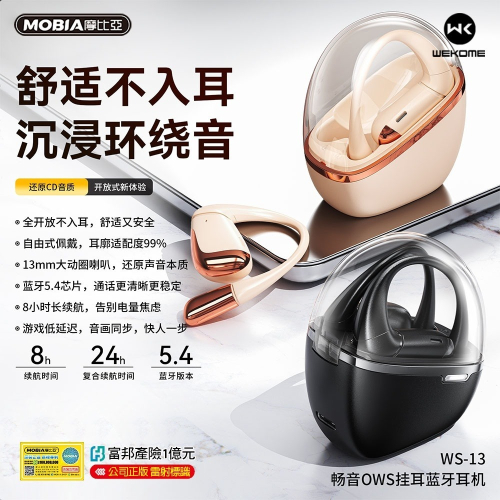 (現貨)台灣公司原廠 暢音OWS掛耳藍牙耳機 掛耳藍牙耳機 13mm大動圈喇叭 快速出貨